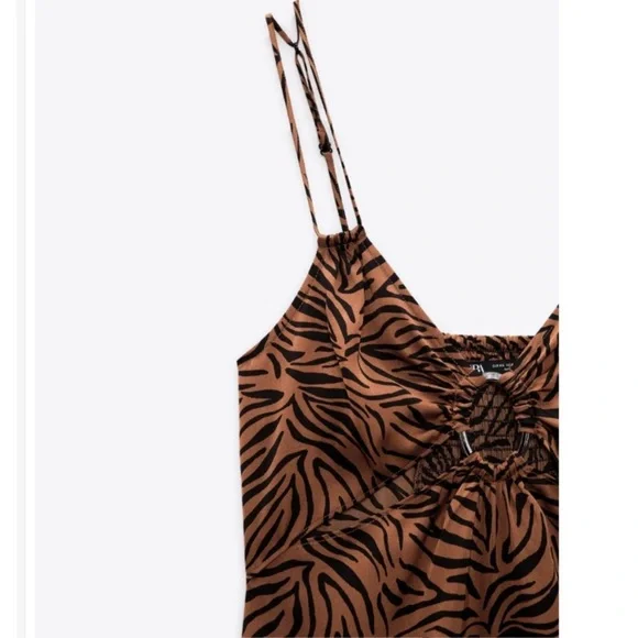 ZARA ANIMAL PRINT DRESS
BLACK - Picture 7 of 7